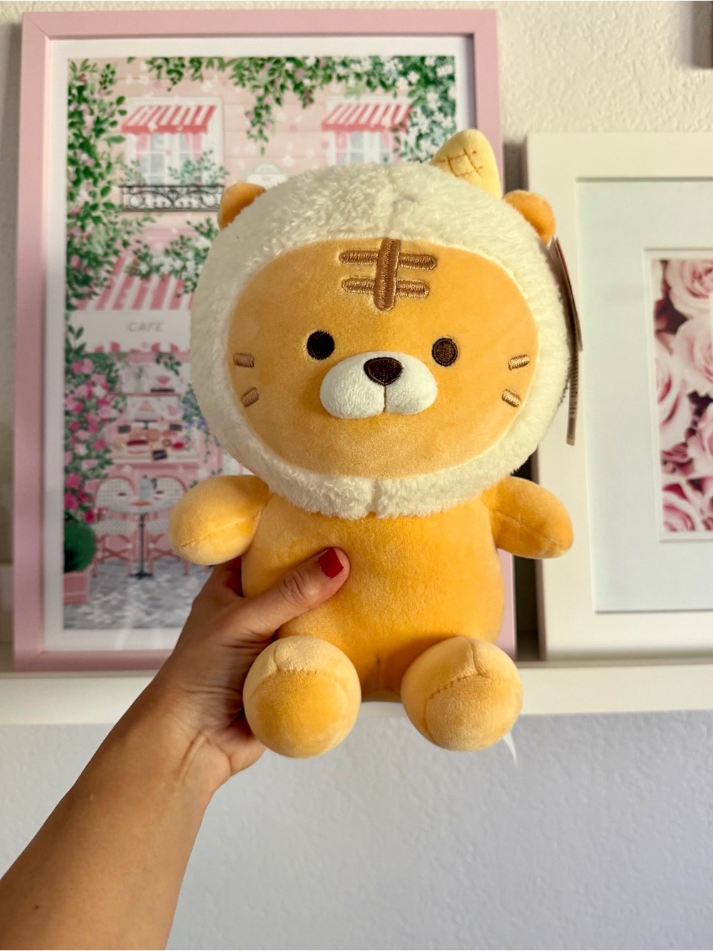 Miniso Lion Plush from the Special Valentines Ice Cream Collection